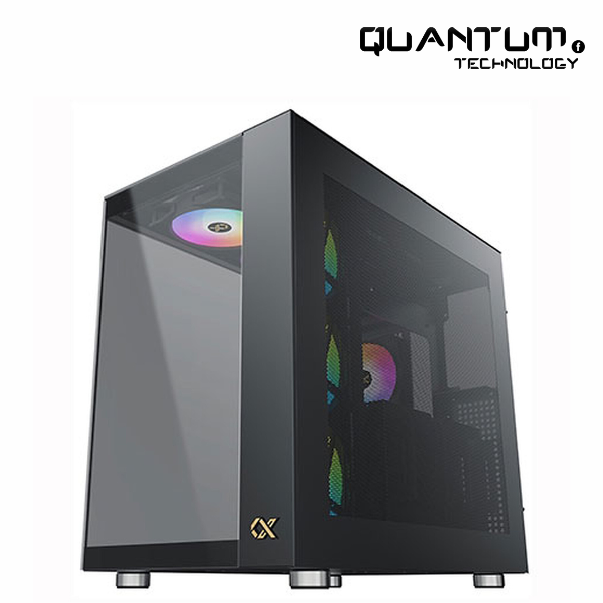 Xigmatek Aqua Ultra Air Arctic Super Tower Case – White E-ATX High-Airflow Chassis