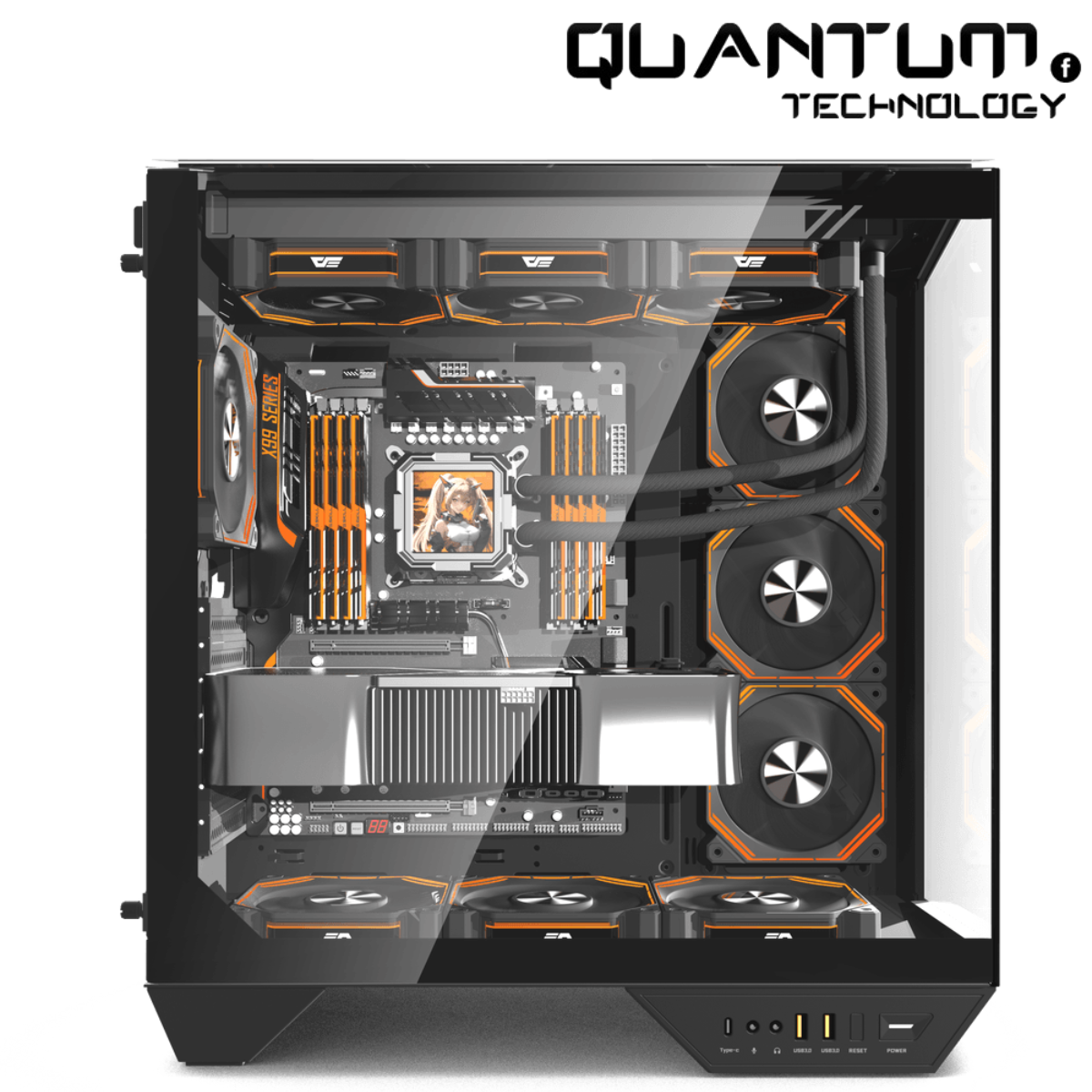 DarkFlash DY470 ATX PC Case – High Airflow Mesh Mid Tower