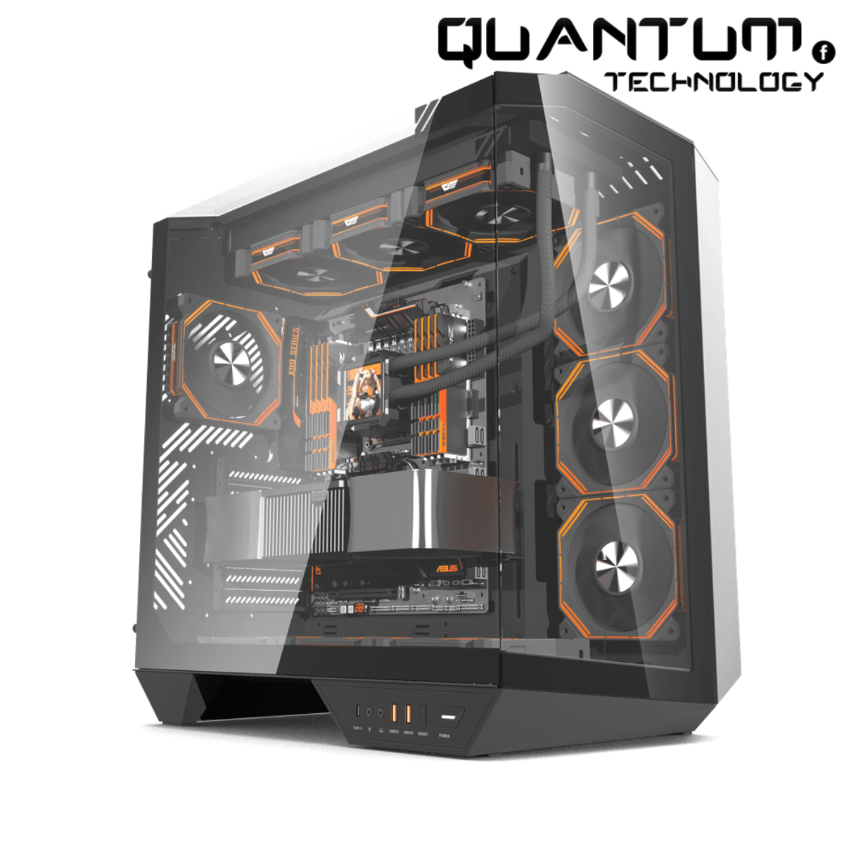 DarkFlash DY470 ATX PC Case – High Airflow Mesh Mid Tower