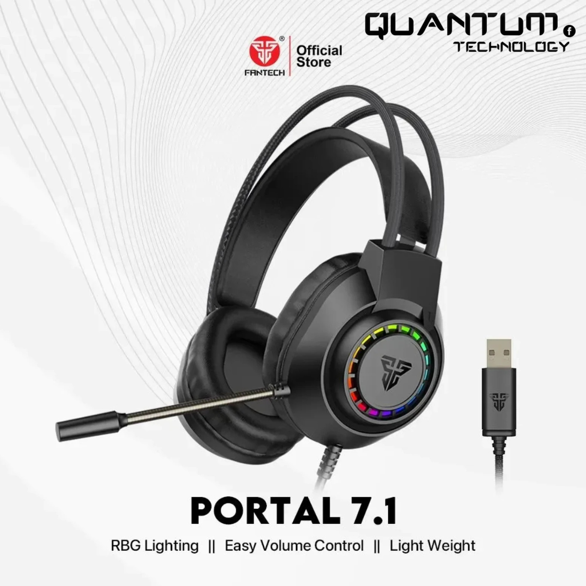 Portal HQ55 Black – 3.5mm Gaming Headset with Microphone