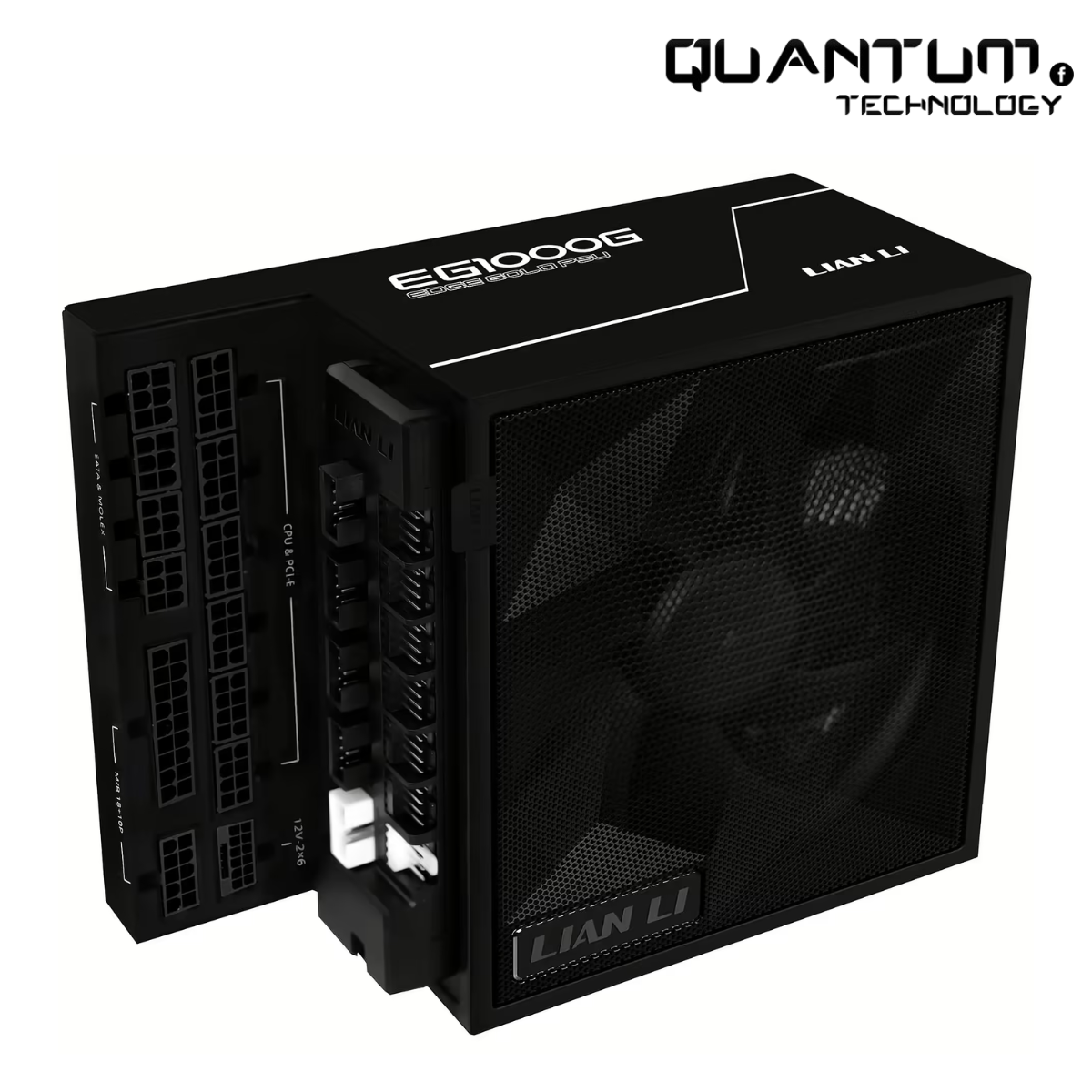 Lian Li Edge Gold EG1000G 1000W White PSU – 80 Plus Gold, ATX 3.1, PCIe 5.1, Fully Modular