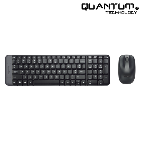 Logitech MK220 Wireless Keyboard and Mouse Combo – Compact, Long Battery Life