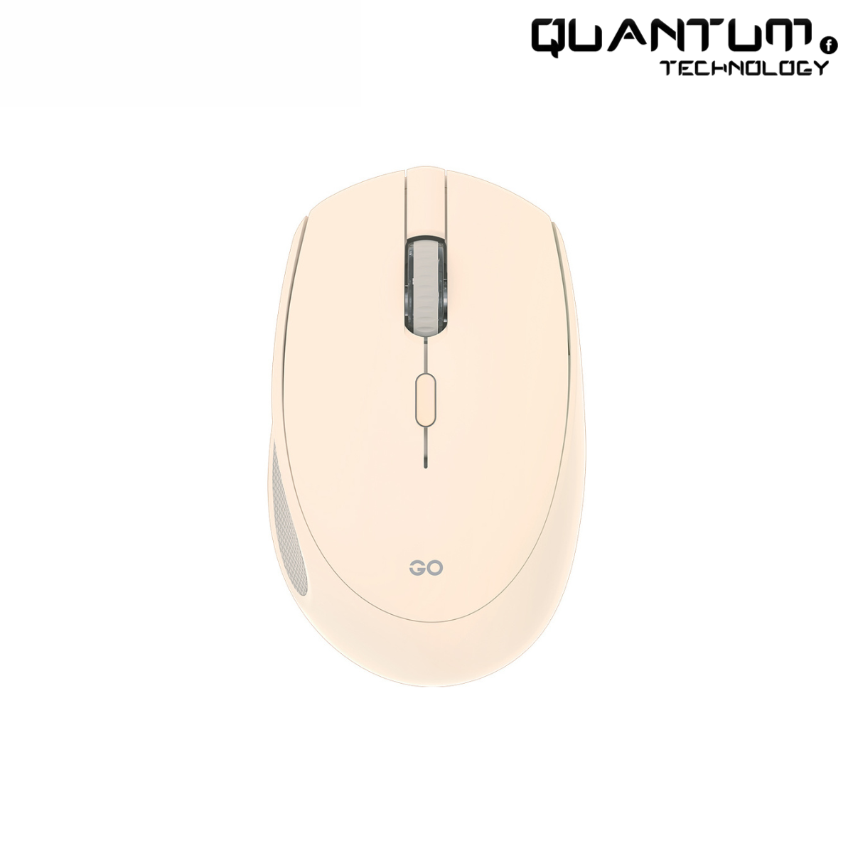 GO W193 Beige – Wireless Optical Mouse with Ergonomic Design