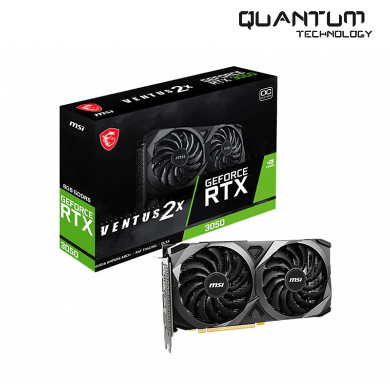MSI GeForce RTX 3050 VENTUS 2X 8G OC Graphics Card