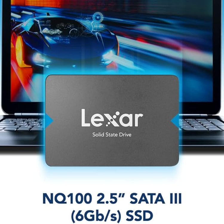 Lexar NS100 2TB SATA III SSD – 550MB/s Read | Internal 2.5" Solid State Drive