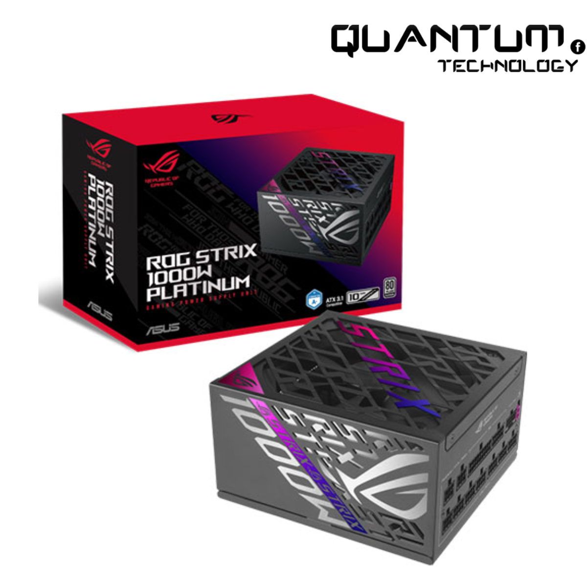 ASUS ROG Strix 1000W Platinum – Fully Modular 80+ Platinum ATX 3.1 PSU