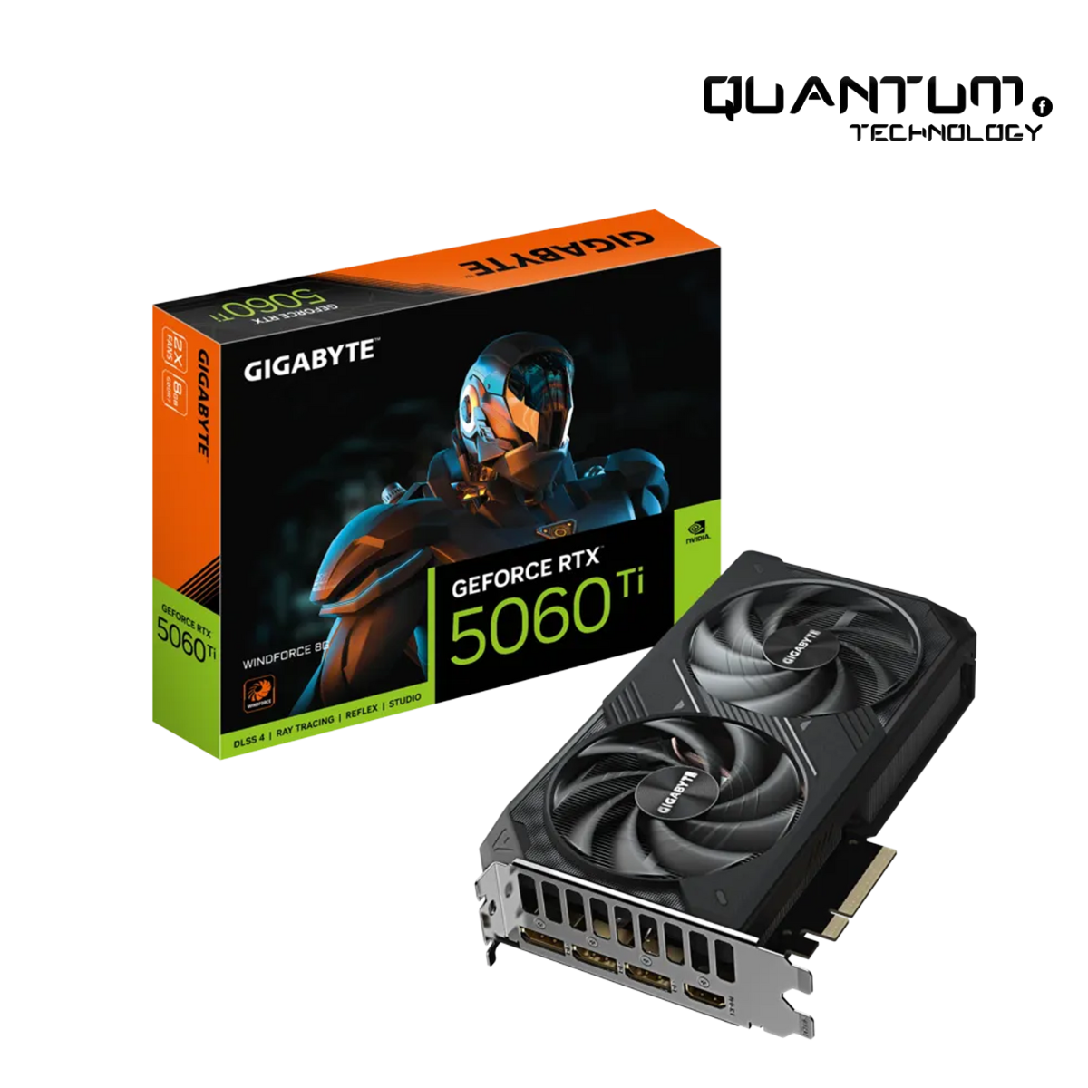 Gigabyte GeForce RTX 5060 Ti EAGLE OC 8GB – DLSS 3.5, Ray Tracing, WINDFORCE Cooling