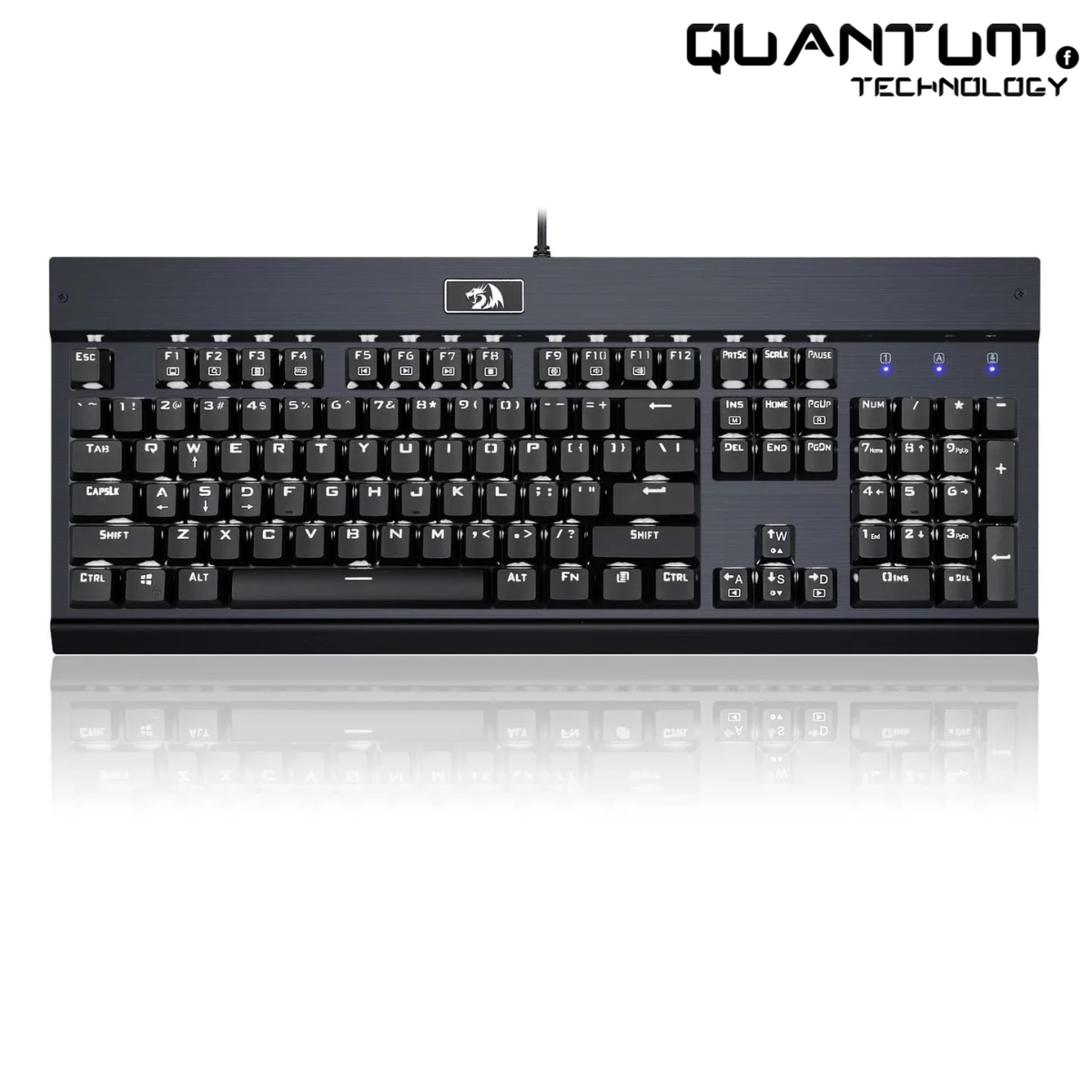 Redragon KG010-KN Mechanical Gaming Keyboard – RGB, Full-Size, Anti-Ghosting