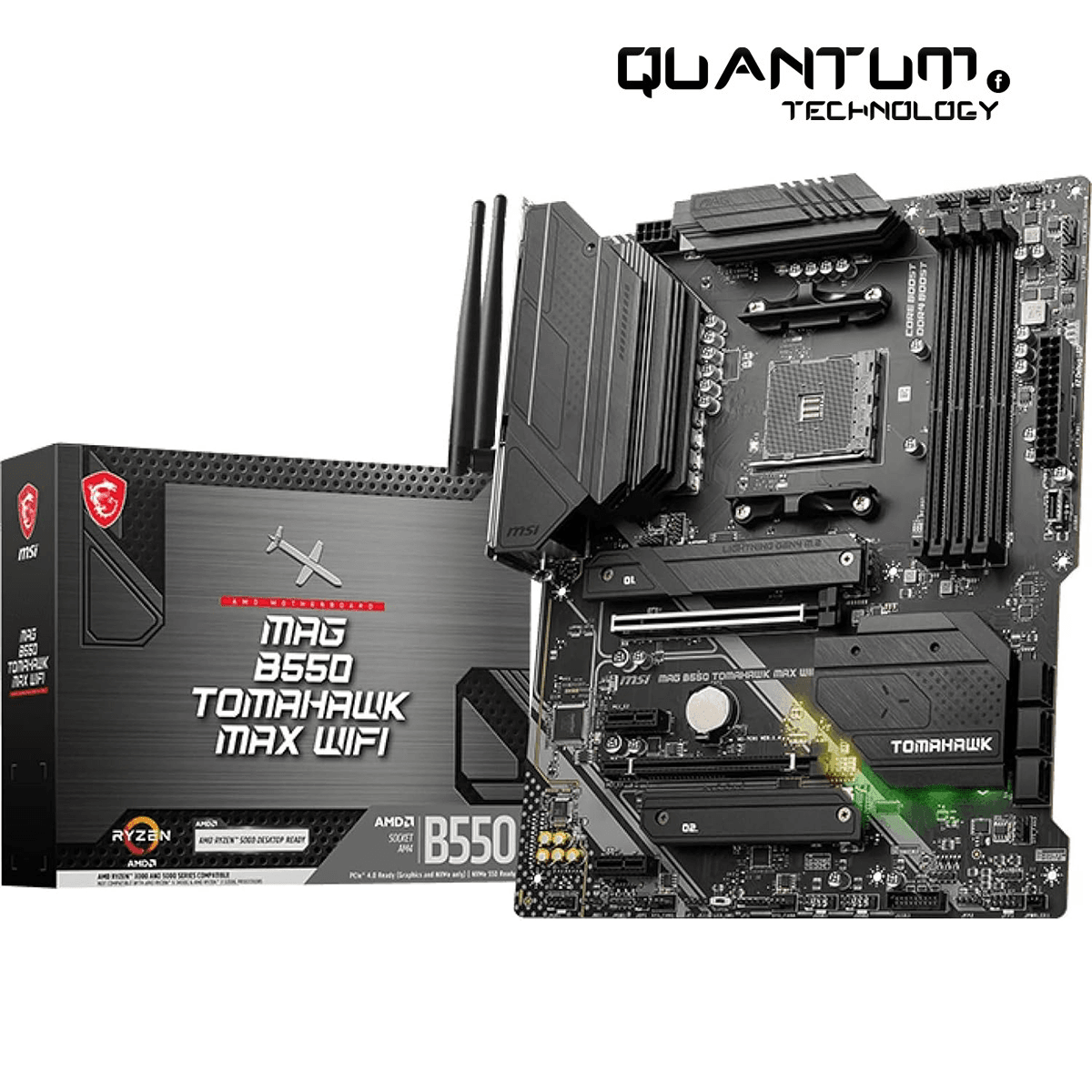 MB MAG B550 TOMAHAWK MAX WIFI AM4 ATX Motherboard