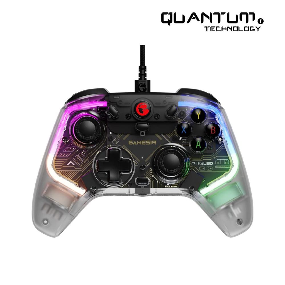 GameSir T4 Kaleid | Wired Gamepad, Hall Effect, RGB, PC & Switch