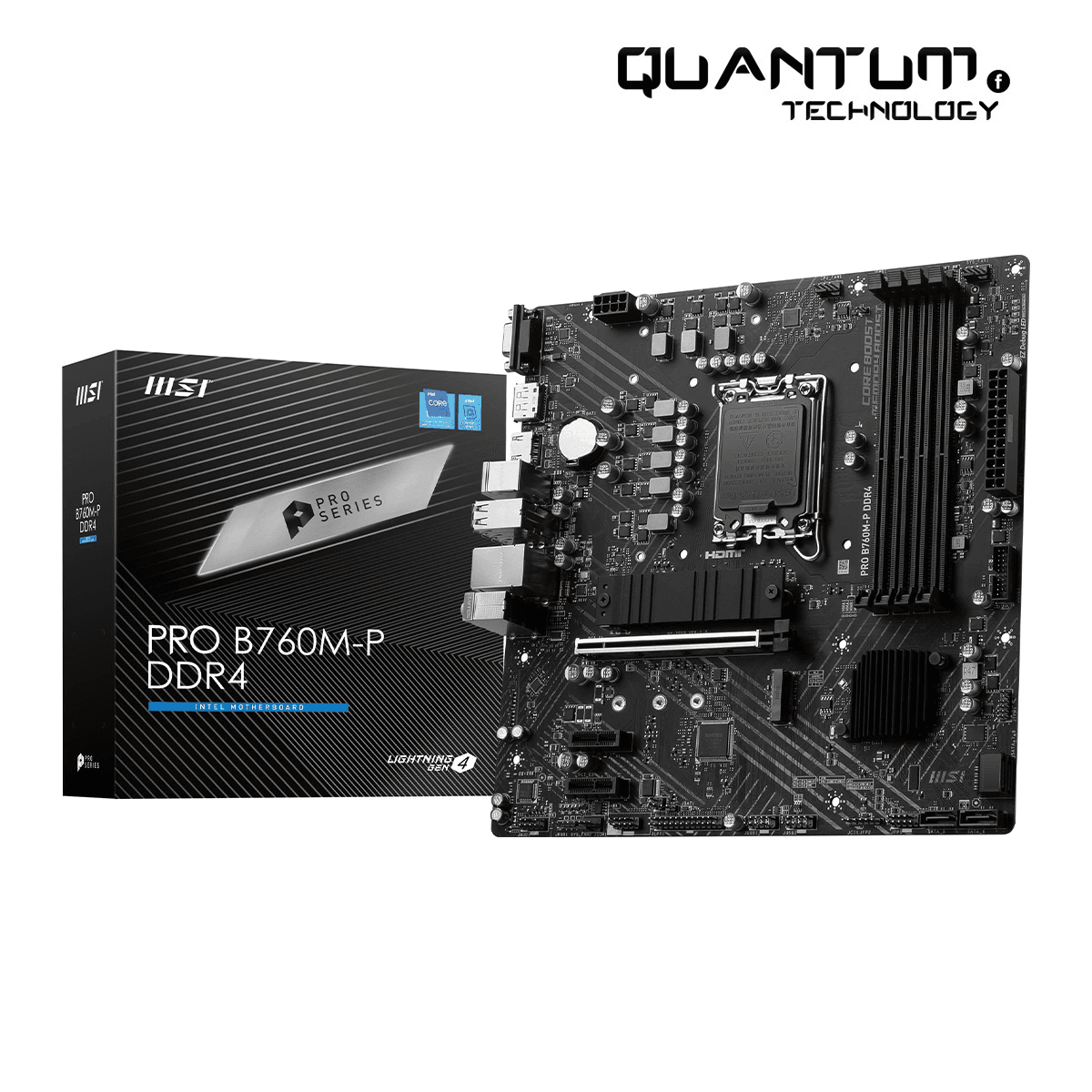 MB PRO B760M-P DDR4 Micro-ATX Motherboard