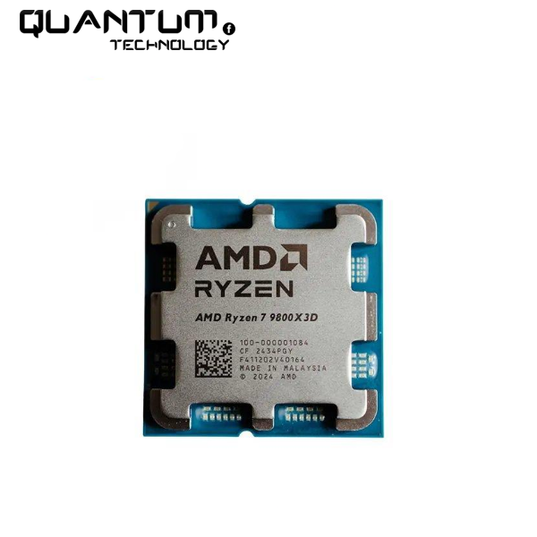 CPU AMD Ryzen 7 9800X3D tray – Quantum Technology