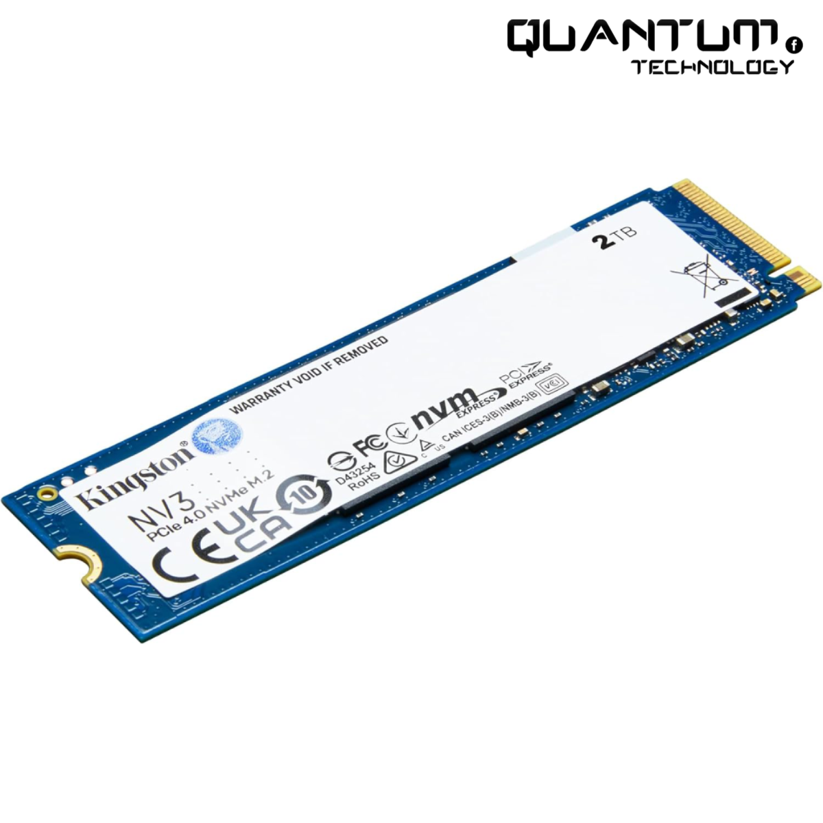 Kingston NV3 2TB – PCIe 4.0 NVMe SSD High-Speed M.2 Storage