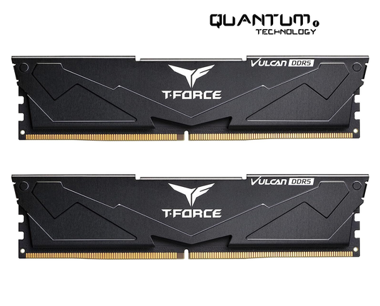 ذاكرة T-FORCE VULCAN DDR5 سعة 2x16 جيجابايت وتردد 6000 ميجاهرتز CL38