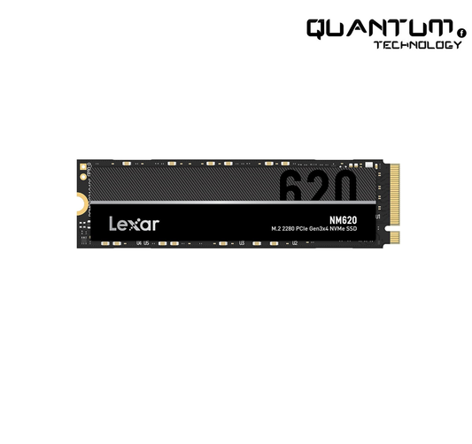 Lexar NM620 1TB SSD, M.2 2280 PCIe Gen3x4 NVMe 1.4 Internal SSD, Up to 3500MB/s Read, 3000MB/s Write, 3D NAND Flash Internal Solid State Drive for PC Enthusiasts and Gamers (LNM620X001T-RNNNG)