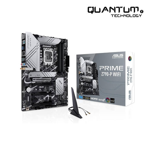 ASUS Prime Z790-P WiFi LGA 1700(Intel® 13th &12th Gen) ATX Motherboard (PCIe 5.0,DDR5,14+1 Power Stages,3X M.2,WiFi 6,Bluetooth v5.2,2.5Gb LAN, Front...