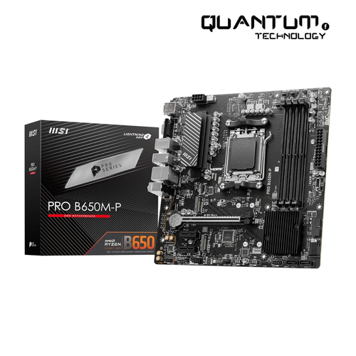 MSI PRO B650M-P Micro-ATX Motherboard – AMD Ryzen 7000, DDR5, PCIe 4.0