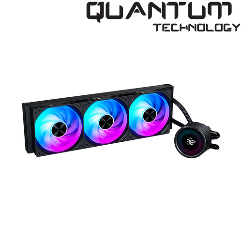 CPU Cooler Xastra LQ360 360M.M ARGB 4 inch DIGITAL Black