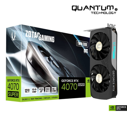 ZOTAC GAMING GEFORCE RTX 4070 SUPER TWIN EDGE OC 12GB GDDR6X, 192bit