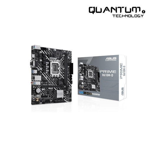 ASUS H610M-D PRIME DDR5 Motherboard for Intel 12th, 13th, and 14th Gen Processors