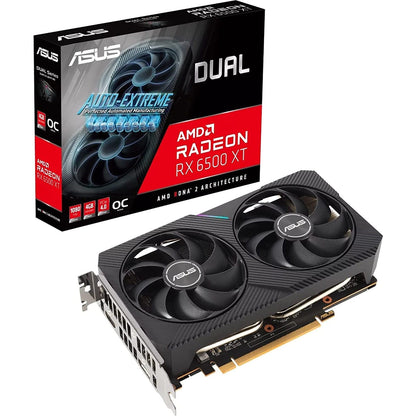 ASUS Dual AMD RX 6500 XT OC Edition 4GB GDDR6