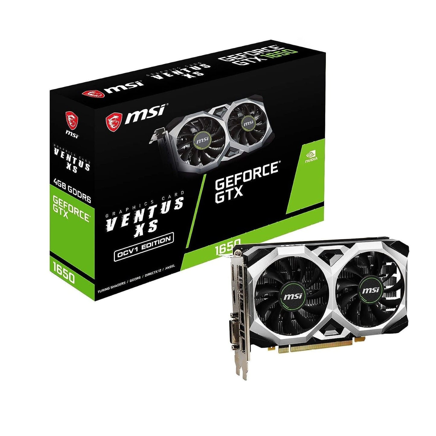 MSI GeForce GTX 1650 D6 Ventus XS OCV1 4 GB GDDR6