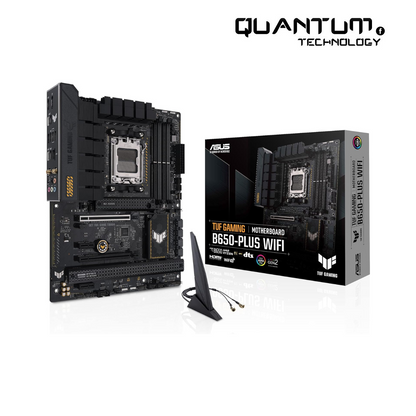 ASUS TUF GAMING B650-PLUS WIFI ATX Motherboard – DDR5, PCIe 5.0, WiFi 6, USB4, Aura Sync