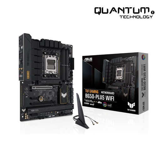 ASUS TUF GAMING B650-PLUS WIFI ATX Motherboard – DDR5, PCIe 5.0, WiFi 6, USB4, Aura Sync