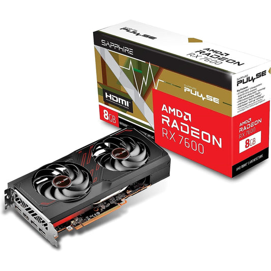 Sapphire RX 7600 Graphics Card 8GB GDDR6, AMD RDNA 3