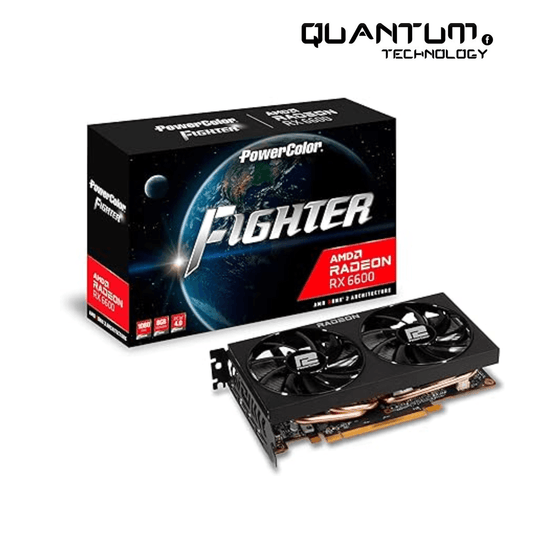 PowerColor Fighter AMD Radeon RX 6600 Graphics Card with 8GB