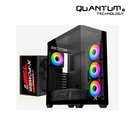 Xigmatek Blast 4 FAN ARGB Radiator Support 360 + X-Power 750W 80 Plus White Super Tower Case
