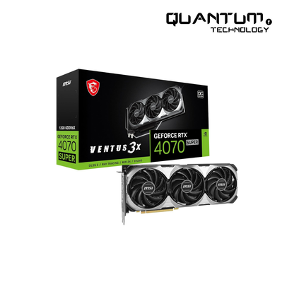 MSI Gaming RTX 4070 Super 12G Ventus 3X OC – Extreme Performance Graphics Card