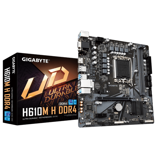 GIGABYTE H610M-H Motherboard PCIe 4.0 LGA1700