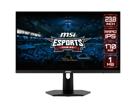 MSI G244F Gaming Monitor Rapid IPS Panel,170 Hz,1 ms