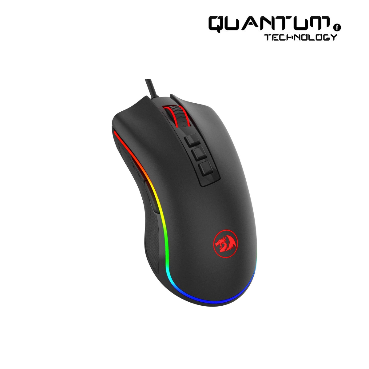 Mosuepay Redragon M711 Cobra RGB Optical Gaming Mouse - Black – Quantum Technology