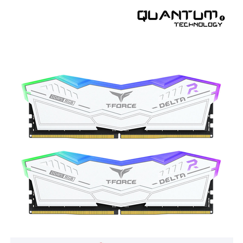T-Force Delta RGB White 32GB DDR5 6400MHz CL32 RAM