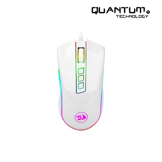 Redragon M711W-1 Cobra Gaming Mouse White  RGB 12400 DPI