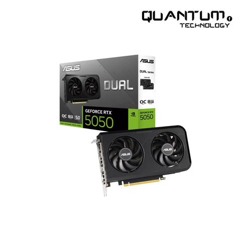 ASUS Dual GeForce RTX 5050 8GB GDDR6 OC Edition Graphics Card