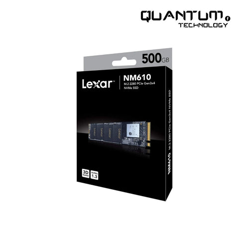 Lexar NM610 500GB NVMe SSD PCIe Gen3 x4
