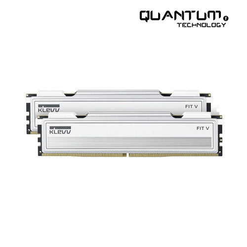 RAM KLEVV FIT V DDR5 32GB (2×16GB) 6000MHz CL28 Desktop Memory WHITE