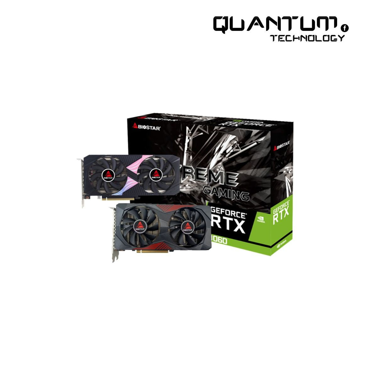 Biostar NVIDIA GeForce RTX 3060 12GB 2-Fan Graphics Card – Quantum ...