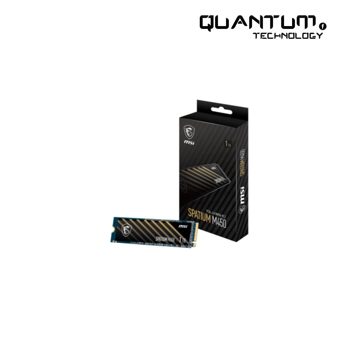 MSI SPATIUM M450 500GB NVMe SSD PCIe Gen 4.0 (Up to 3600MB/s