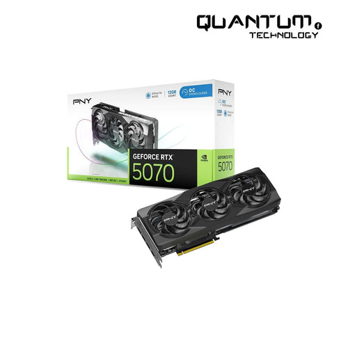 PNY GeForce RTX 5070 OC Triple Fan 8GB GDDR6 Graphics Card