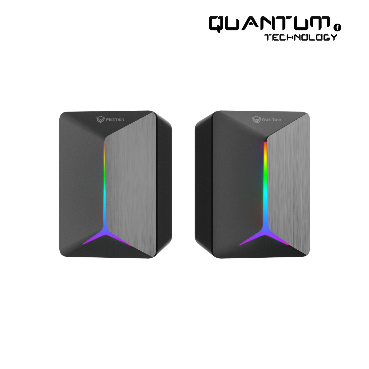 MEETION MT-SP2011 RGB Cool Computer 2.0 Game Speaker – Wired Desktop Audio