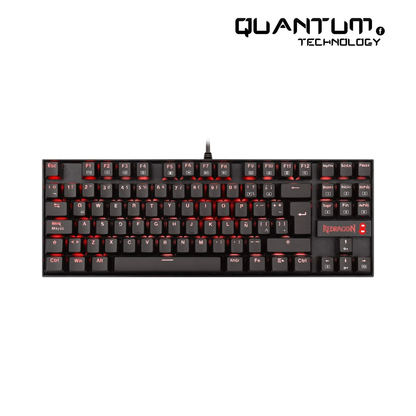 Redragon K552 Mechanical Gaming Keyboard – LED Red, Blue Switches, Wired