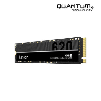 Lexar NM620 SSD 2TB – PCIe Gen3 NVMe M.2 2280, Up to 3300MB/s Read