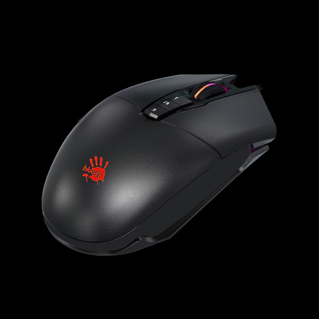 Bloody P91 Pro Gaming Mouse 16000 CPI - PixArt PMW3389-6 Weapon Modes - 1ms Key Response -12000 fps