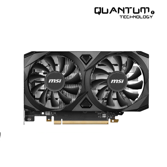 MSI Gaming RTX 3050 Ventus 2X 6G OC Graphics Card (NVIDIA RTX 3050, 96-Bit, Boost Clock: 1492 MHz, 6GB GDDR6 14 Gbps, HDMI/DP, Ampere Architecture)