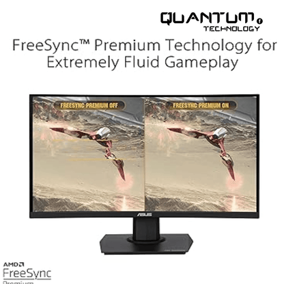 ASUS TUF Gaming 23.6" 1080P Curved Monitor (VG24VQE) - Full HD, 165Hz, 1ms