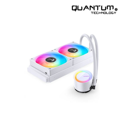 JONSBO TG-240 Black/White ARGB 240mm CPU Water Cooler – High-Performance Cooling for Intel & AMD Processors - White